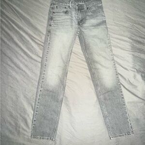 Levi's Light Gray Slim Denim Jeans